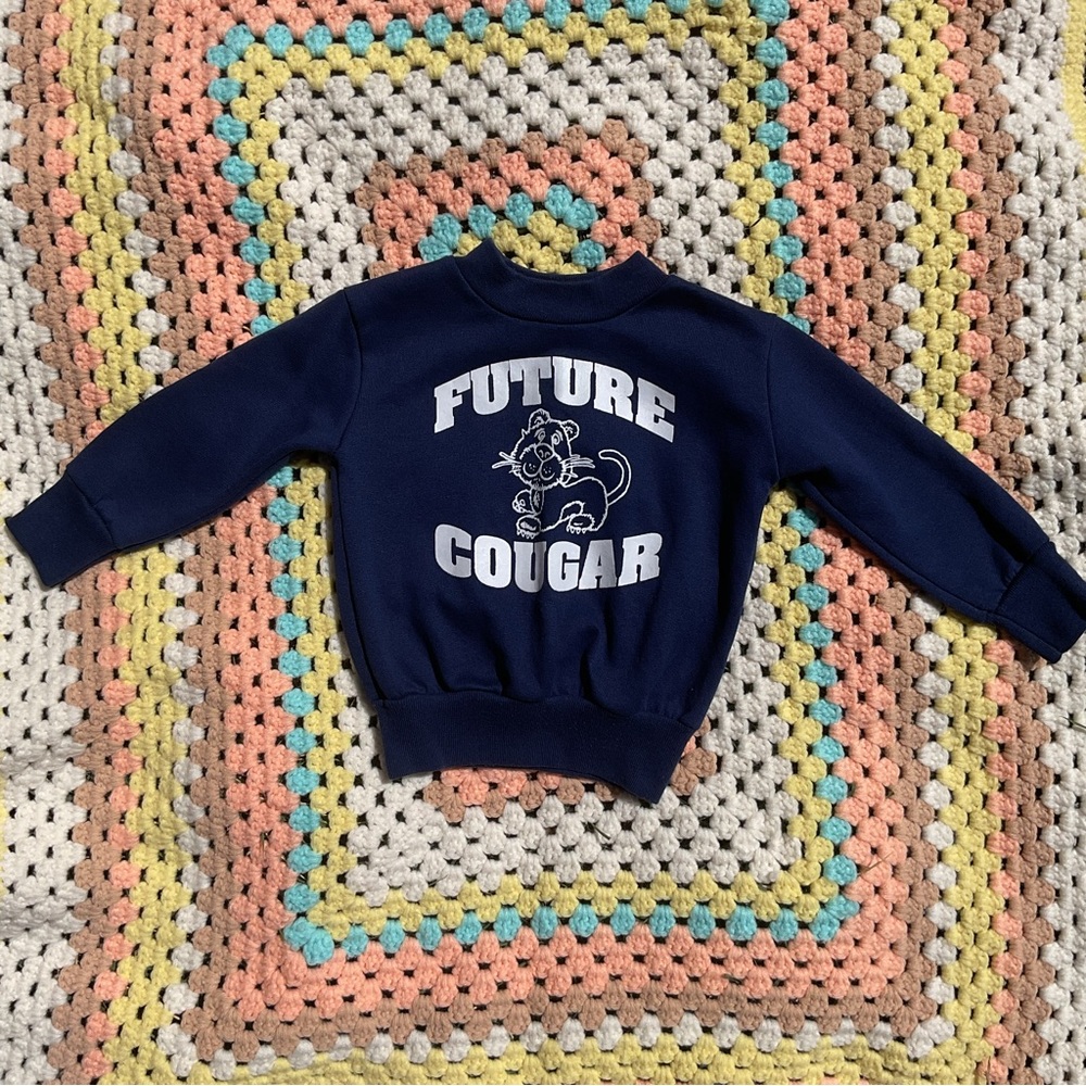 Vintage Future Cougar Sweatshirt / vintage sports / kids size 12-18 months